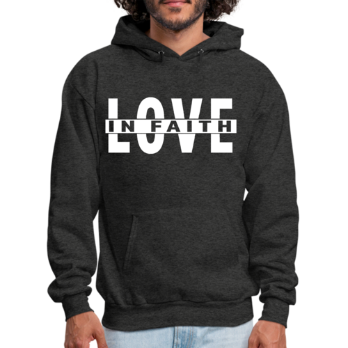 Mens Graphic Hoodie Love in Faith
