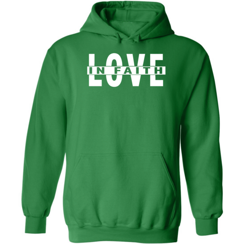 Mens Graphic Hoodie Love in Faith