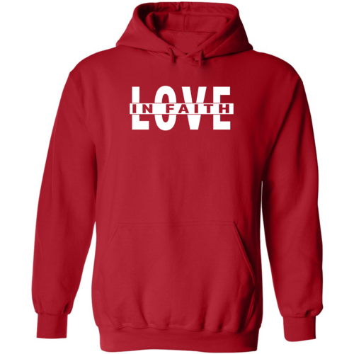 Mens Graphic Hoodie Love in Faith