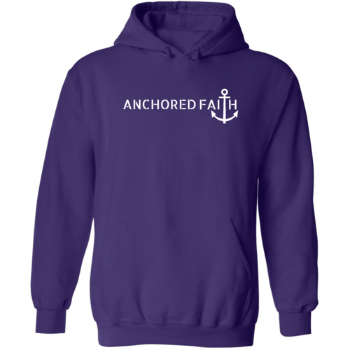 Mens Graphic Hoodie Anchored Faith Print