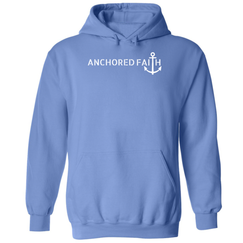 Mens Graphic Hoodie Anchored Faith Print