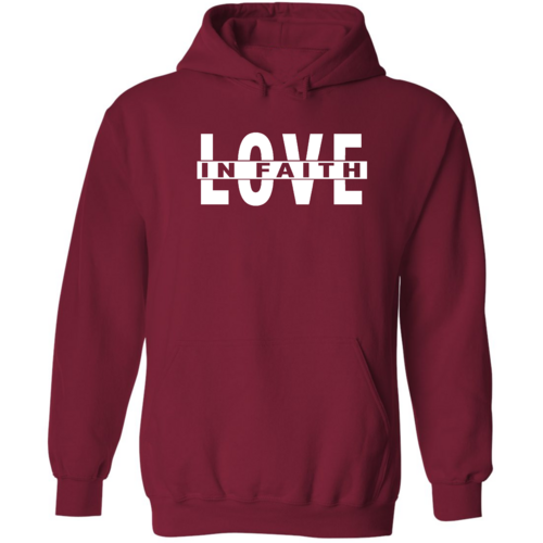 Mens Graphic Hoodie Love in Faith