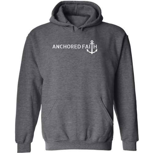 Mens Graphic Hoodie Anchored Faith Print